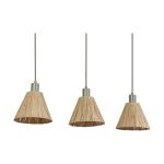 Ledvance LED Luce Pendente Decor Raffia Lineare Marrone | Adatto per 3x E27