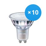 Confezione Multipack 10x Philips MASTER Value LED Faretti GU10 PAR16 3.7W 285lm 60D - 940 Bianco Freddo | Miglior resa cromatica - Dimmerabile - Sostitutiva 35W