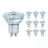 Confezione Multipack 10x Ledvance Performance Faretti LED Riflettore GU10 PAR16 4.5W 350lm 36D - 940 Bianco Freddo | Miglior resa cromatica - Dimmerabile - Sostitutiva 50W