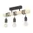 Eglo Luce da soffitto Townshend Acciaio Legna Nero Marrone | IP20 - Adatto per 3x E27 