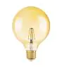 Osram Vintage 1906 LED E27 Globe Filamento Oro 125mm 6.5W 650lm - 824 Bianco Molto Caldo | Dimmerabile - Sostitutiva 50W