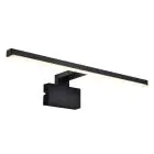 Nordlux Marlee 50 Luce Da Parete Metallo Nero 8.9W 800lm - 930 Luce Calda -  | IP44 - Miglior Resa Cromatica