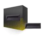 Bright Choice Luce Da Parete Chester PC Antracite 2W 100lm - 830 Luce Calda -  